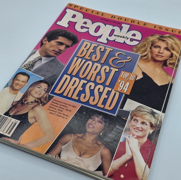 Vintage People Weekly Magazine Best & Worst Dressed 1994 Special Double Issue - Picture 2 of 11